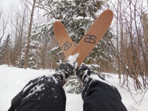 backcountry Hok Ski on Northshore Minnesota