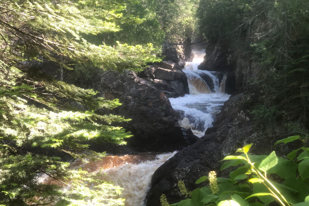 The Cascades in Summer - Cascade State Park between Lusten and Grand Marais, MN