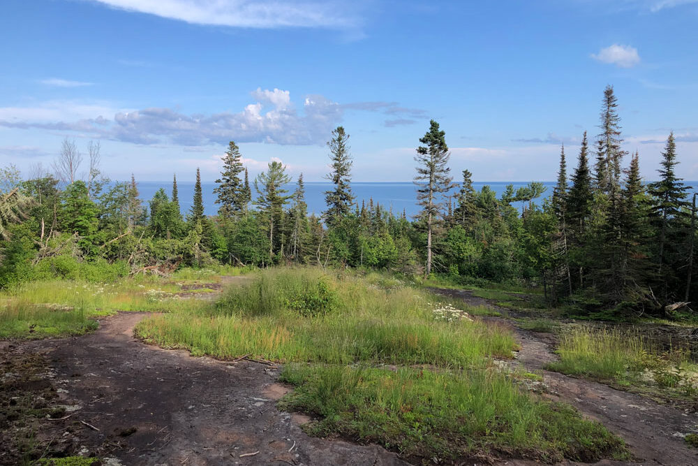 View from Sweethearts Bluff - Grand Marais, MN