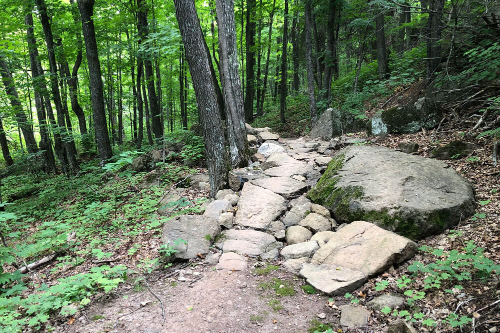 Crosscut Trail - Rock Garden and Trail - Britton Peak Trail System, Lusten, MN